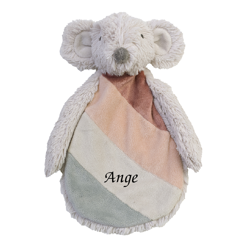  - rainbow the mouse - comforter grey pink 25 cm 